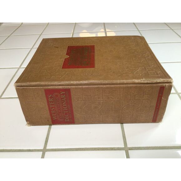 Webster's Encyclopedic Dictionary 1957 Illustrated Deluxe - Picture 5 of 6